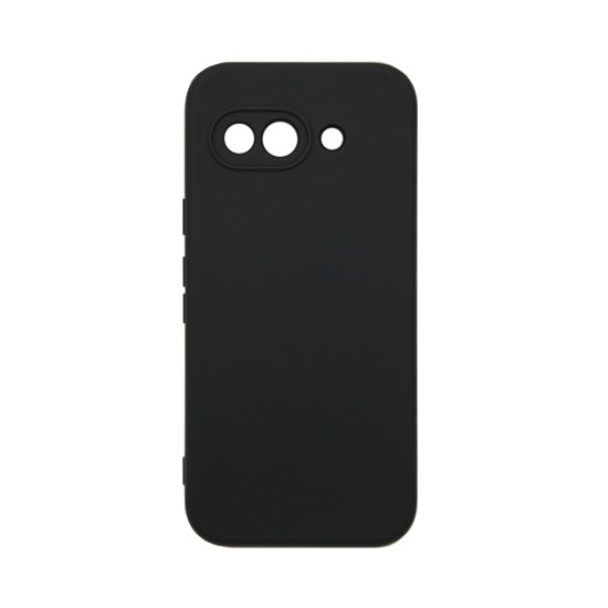 Capa de Silicone com Moldura de Câmera para Google Pixel 9A Preto